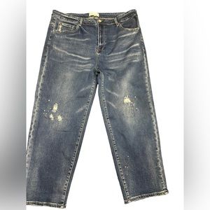 RISEN JEANS 3X PLUS SIZE DISTRESSED